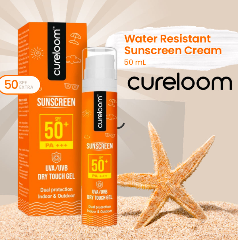CURELOOM SPF50+ PA+++ ALL DAY SHIELD AQUAGEL SUNSCREEN