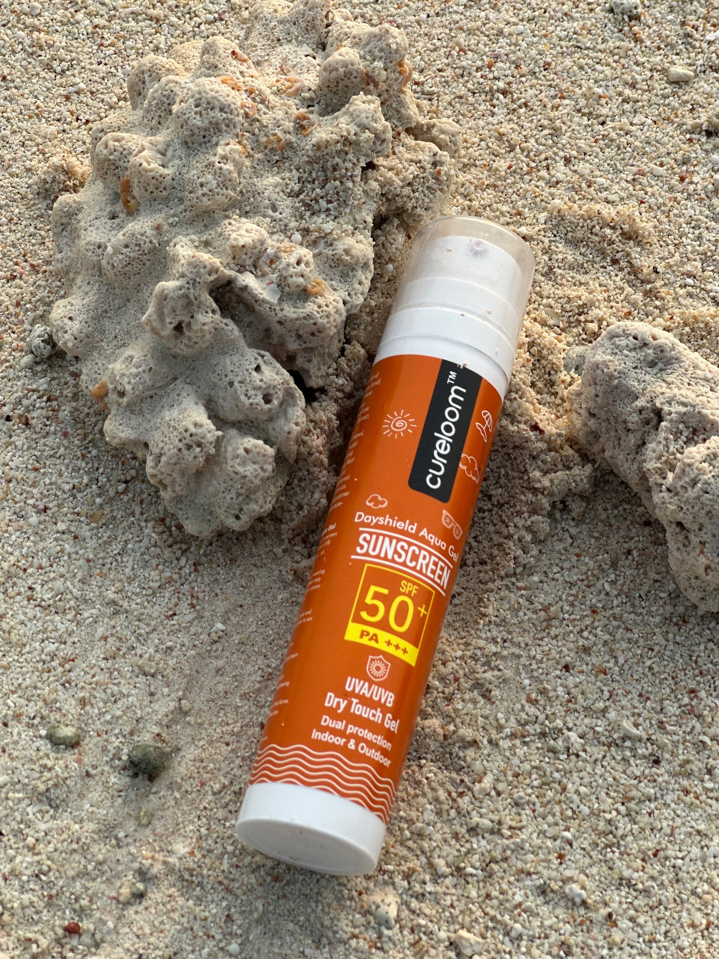 CURELOOM SPF50+ PA+++ ALL DAY SHIELD AQUAGEL SUNSCREEN